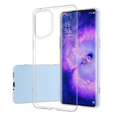 Silikónový kryt s hrúbkou 0,5 mm Foroppo Find X5 Pro Priesvitný Silikónový kryt s hrúbkou 0,5 mm Foroppo Find X5 Pro Priesvitný