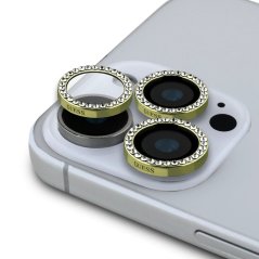 Guess Fixed Glliter Ochrana čočiek pre iPhone 16 Pro/16 Pro Max Gold Guess Fixed Glliter Ochrana čočiek pre iPhone 16 Pro/16 Pro Max Gold