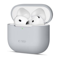 Kryt Tech-Protect Silicone Apple Airpods 4 Crayon Grey