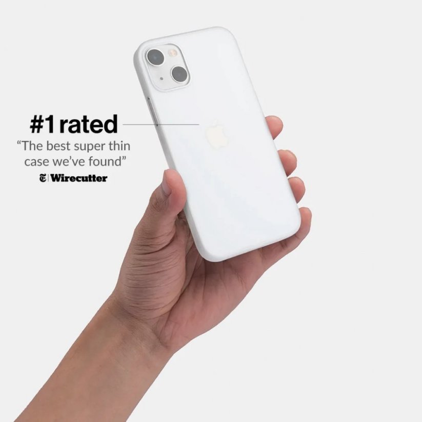 Slim Minimal iPhone 14 Plus - clear white