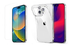 2PACK - Ochranné tvrdené sklo + transparentný kryt pre iPhone 14 Pro Max 2PACK - Ochranné tvrdené sklo + transparentný kryt pre iPhone 14 Pro Max