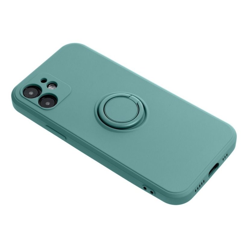 Forcell SILICONE RING Case  Samsung Galaxy A03S zelený