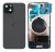 Apple iPhone 15 - Back Cover Glass / Náhradné zadné sklo housingu (Black)