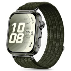 Tech-Protect Nylonové hodinky Huawei Watch Fit 3 / 4 / 4 Pro / 5 / 5 Pro Military Green