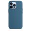 iPhone 13 Pro Max Silicone Case s MagSafe - Blue Jay design (modrý)