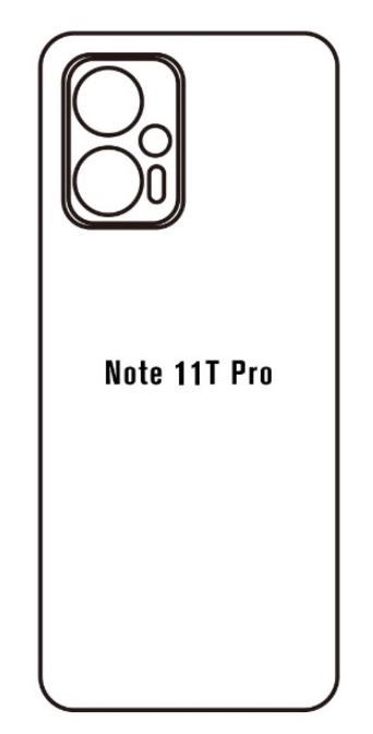 Hydrogel - zadná ochranná fólia - Xiaomi Redmi Note 11T Pro
