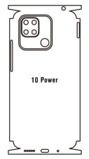 Hidrogél - hátsó védőfólia - Xiaomi Redmi 10 Power