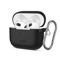 Kryt Tech-Protect Silicone Hook Apple Airpods 3 Black Kryt Tech-Protect Silicone Hook Apple Airpods 3 Black