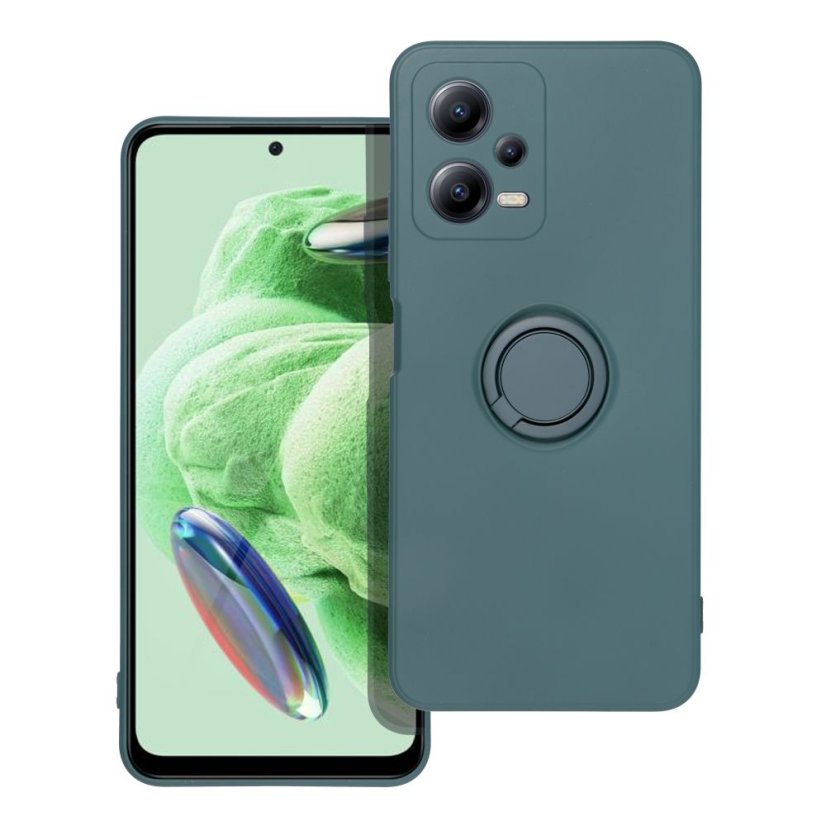 Kryt Silicone Ring Case Xiaomi Redmi Note 12 5G Green
