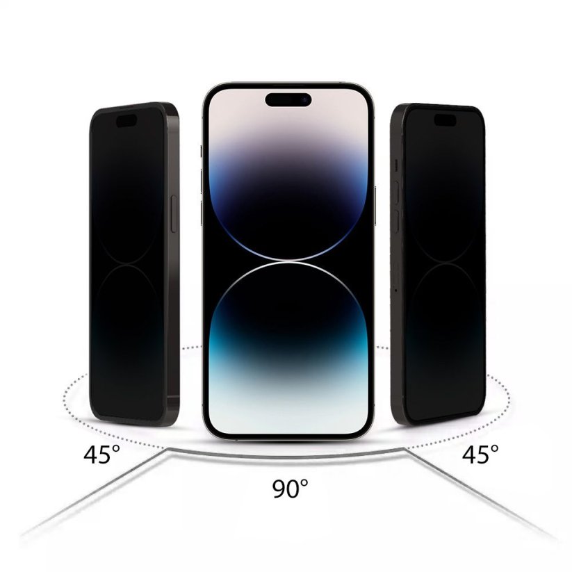 Anti-Spy tvrdené sklo Glass Pro+ iPhone 11 / XR Privacy