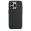 iPhone 15 Pro Silicone Case s MagSafe - Black design (čierny)