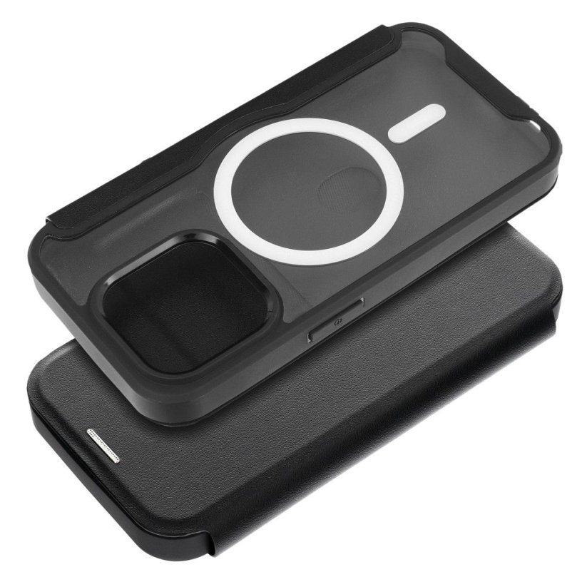 Kryt Smart Mag Book iPhone 15 s MagSafe Black