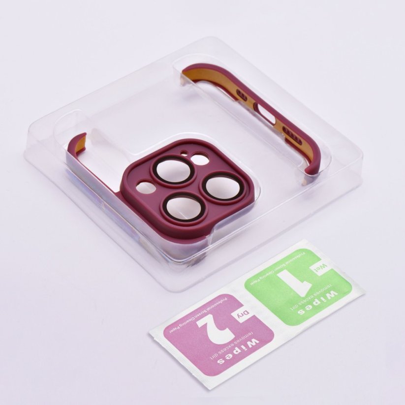 Kryt mini Bumpers With Camera Island Protection Case iPhone 13 Pro Max Cherry