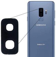 Náhradní sklo zadní kamery - Samsung Galaxy S9+ (S9 Plus)