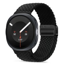 Tech-Protect nylon szíj Samsung Galaxy Watch 8 / 9 / Classic (40 / 44 / 46 mm) Black