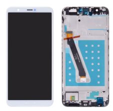 LCD displej Huawei P Smart s rámem (bílý)