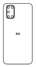 Hydrogel - zadná ochranná fólia - OPPO A52