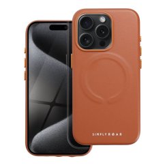 Kryt Roar Leather Mag Case - iPhone 15 Pro  Brown