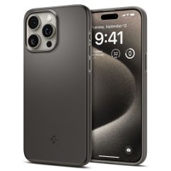 Kryt Spigen Thin Fit iPhone 15 Pro Max Gunmetal