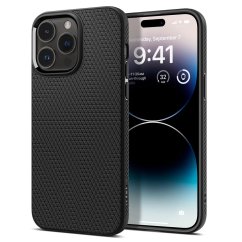 Kryt Spigen Liquid Air iPhone 14 Pro Max Matte Black