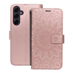 Kryt Mezzo Book Case Samsung Galaxy A55 5G Mandala Rose Gold