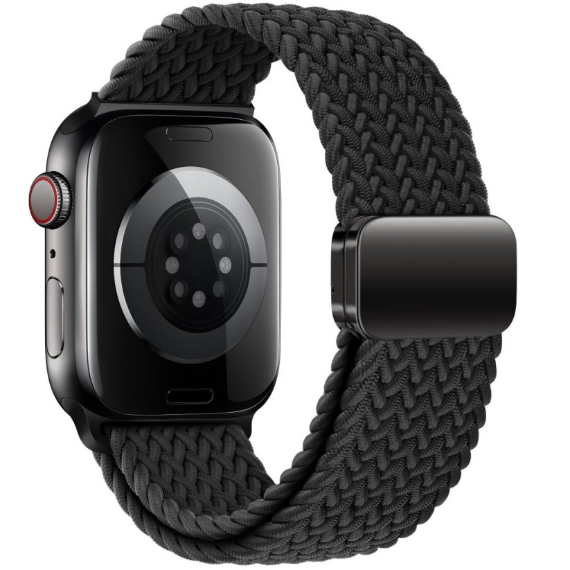 Remienok Tech-Protect Nylonmag Apple Watch 6 / 7 / 8 / 9 / 10 / SE (40 / 41 / 42 mm) Black