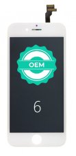 Bílý LCD displej iPhone 6 + dotyková deska OEM