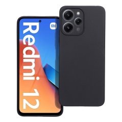 Kryt Matt Case Xiaomi Redmi 12 4G / Redmi 12 5G Black Kryt Matt Case Xiaomi Redmi 12 4G / Redmi 12 5G Black