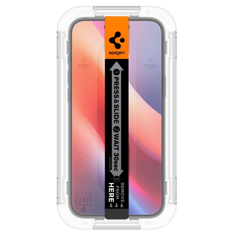 2ks v balení, set ochranných skiel Spigen Glas.Tr ”Ez Fit” 2-Pack iPhone 15 / 16 Privacy