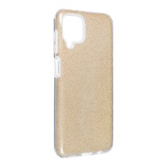 Kryt Forcell SHINING Case  Samsung Galaxy A12  zlatý