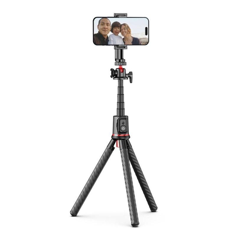 Selfie tyč Tech-Protect L07S Bluetooth Selfie Stick Flexible Tripod Black