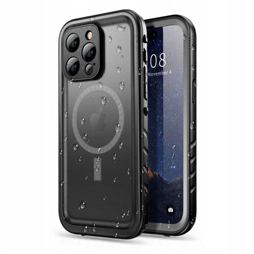 Vodeodolné púzdro Tech-Protect Shellbox Magsafe Ip68 iPhone 14 Pro Black