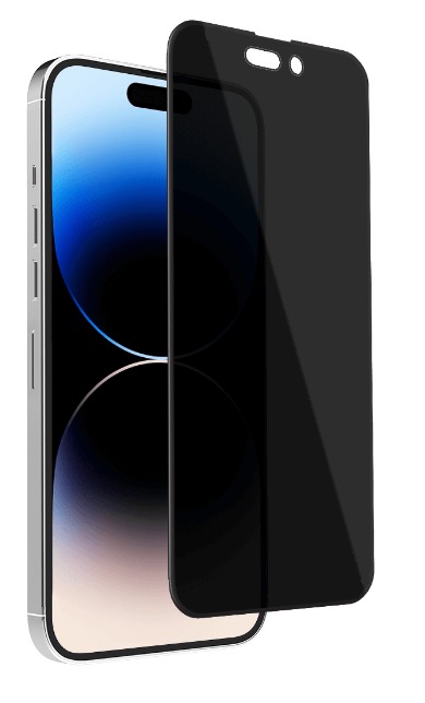Kémelhárító InvisiGlass Ultra Privacy - edzett védőüveg iPhone 15 Pro Max készülékhez