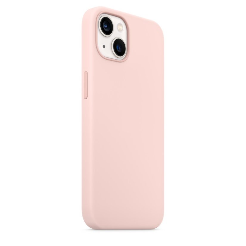 iPhone 13 mini Silicone Case s MagSafe - Chalk Pink design (ružový)