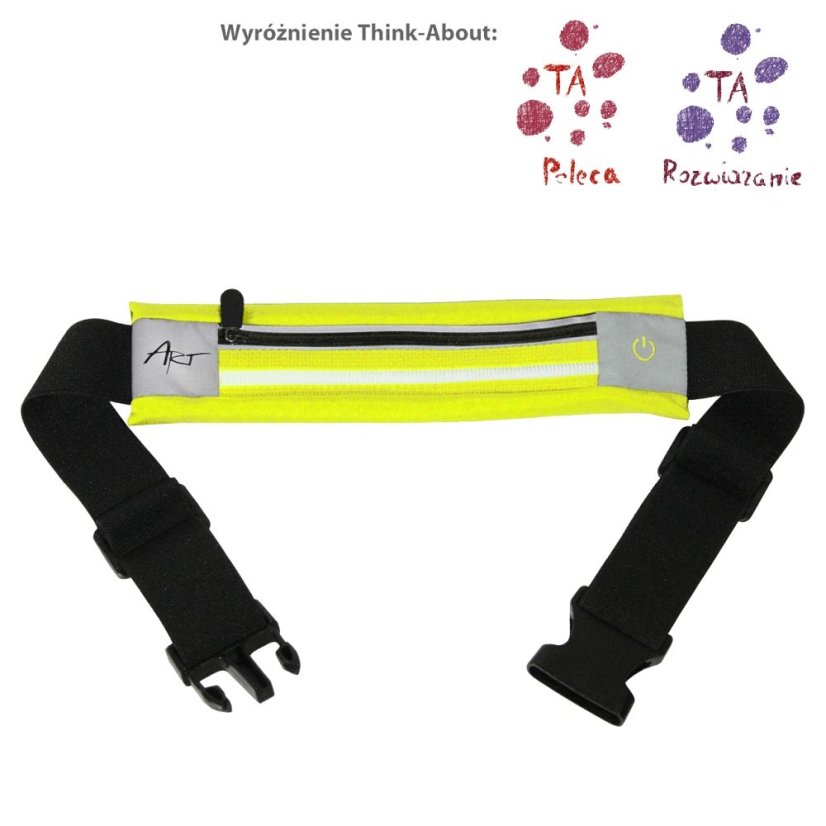 Tok Art Sport Belt With Case And Light Aps-01G Green