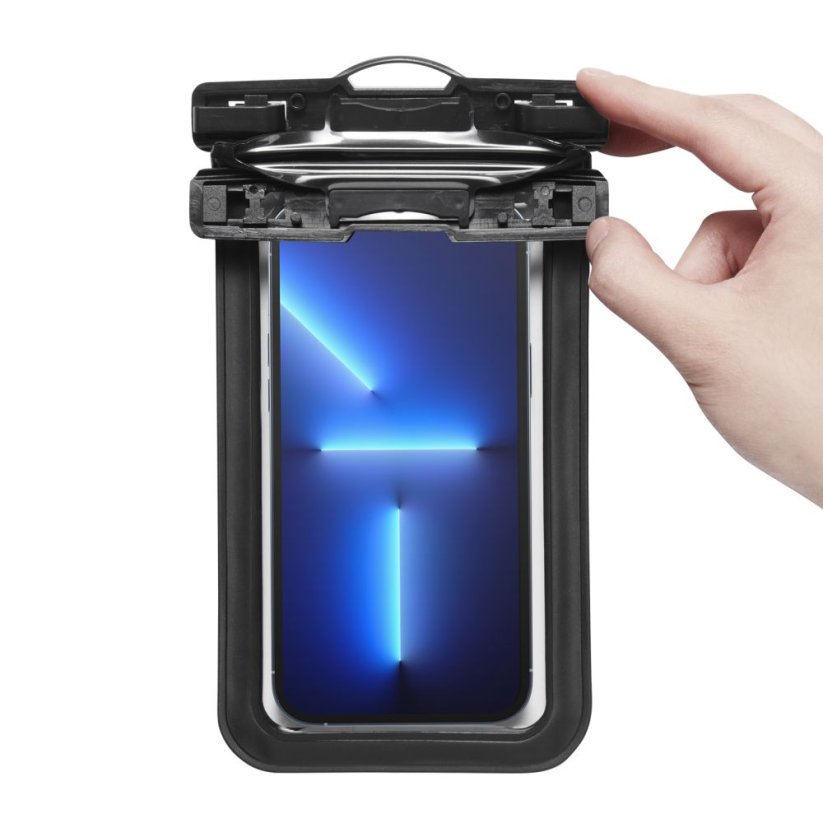 Vodeodolné púzdro Spigen A601 Universal Waterproof Case Black