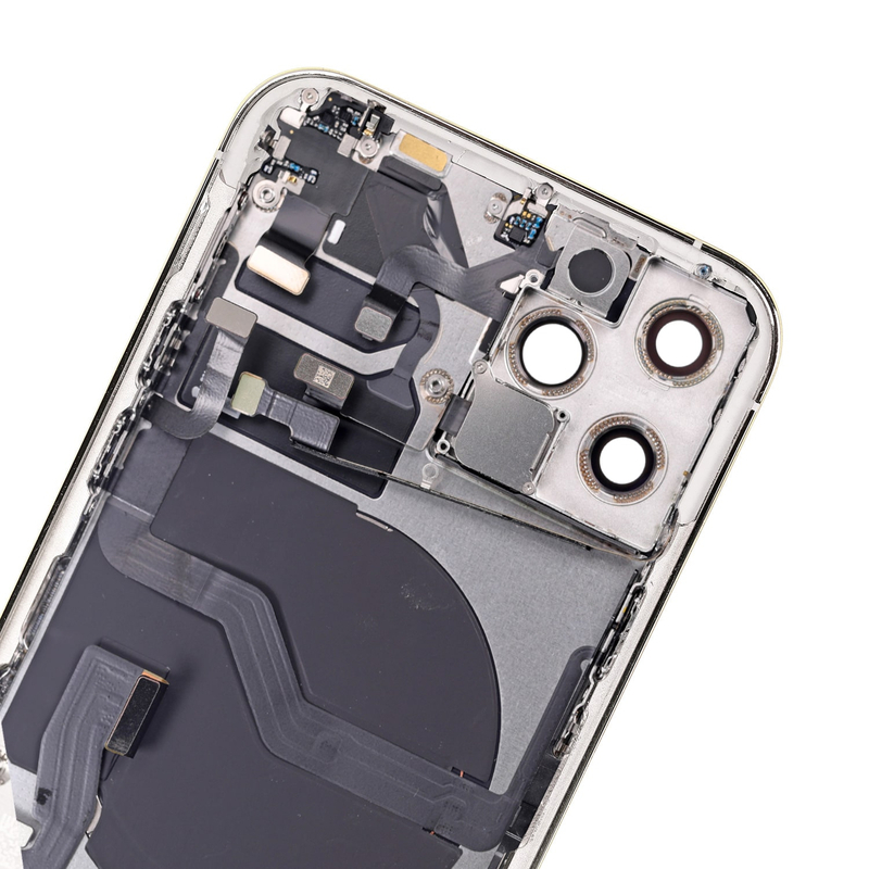 Apple iPhone 12 Pro Max - Zadný housing s predinštalovanými dielmi (Silver)