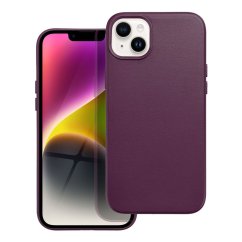 Kryt Leather Mag Cover Case iPhone 14 Plus Dark Violet