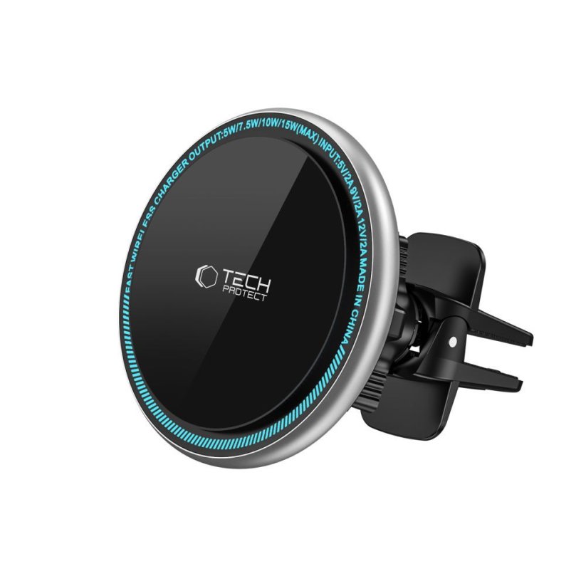 Kryt Tech-Protect A2 Magnetic Magsafe Vent Car Mount Wireless Charger 15W Black