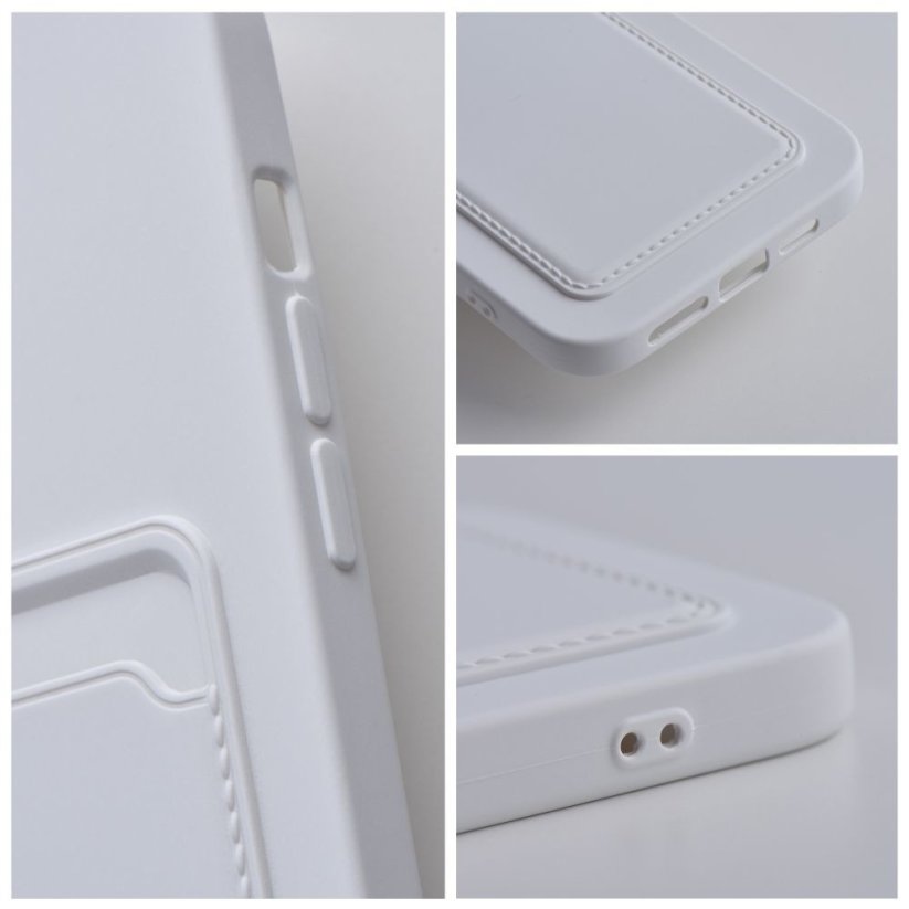 Forcell CARD Case  iPhone 13 Pro Max biely