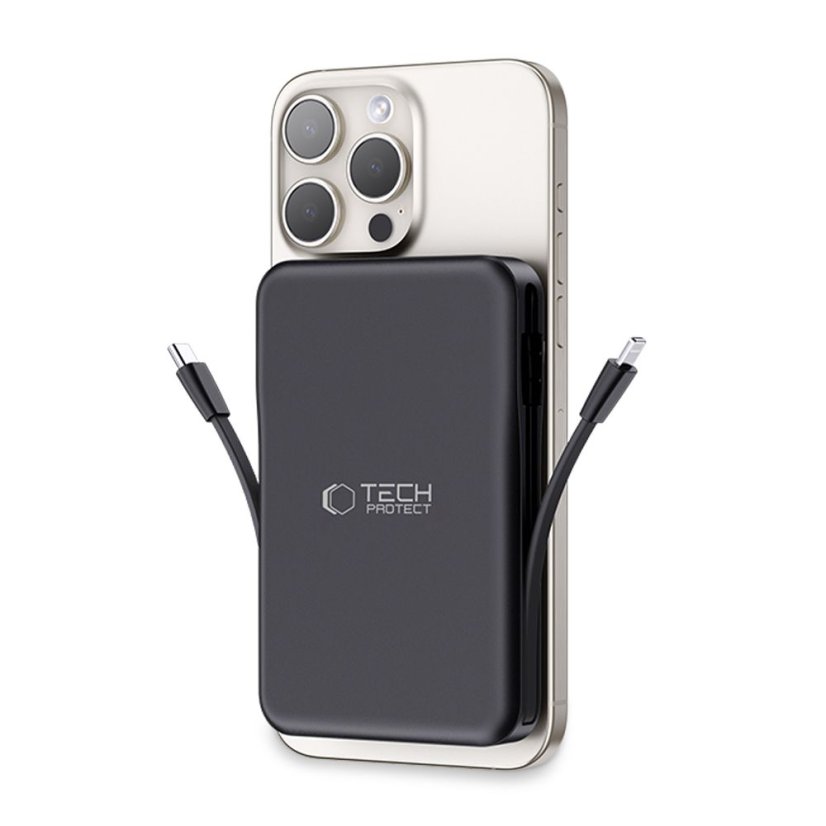 Externá batéria Tech-Protect Pb31 Lifemag Magsafe Power Bank 10000Mah Black