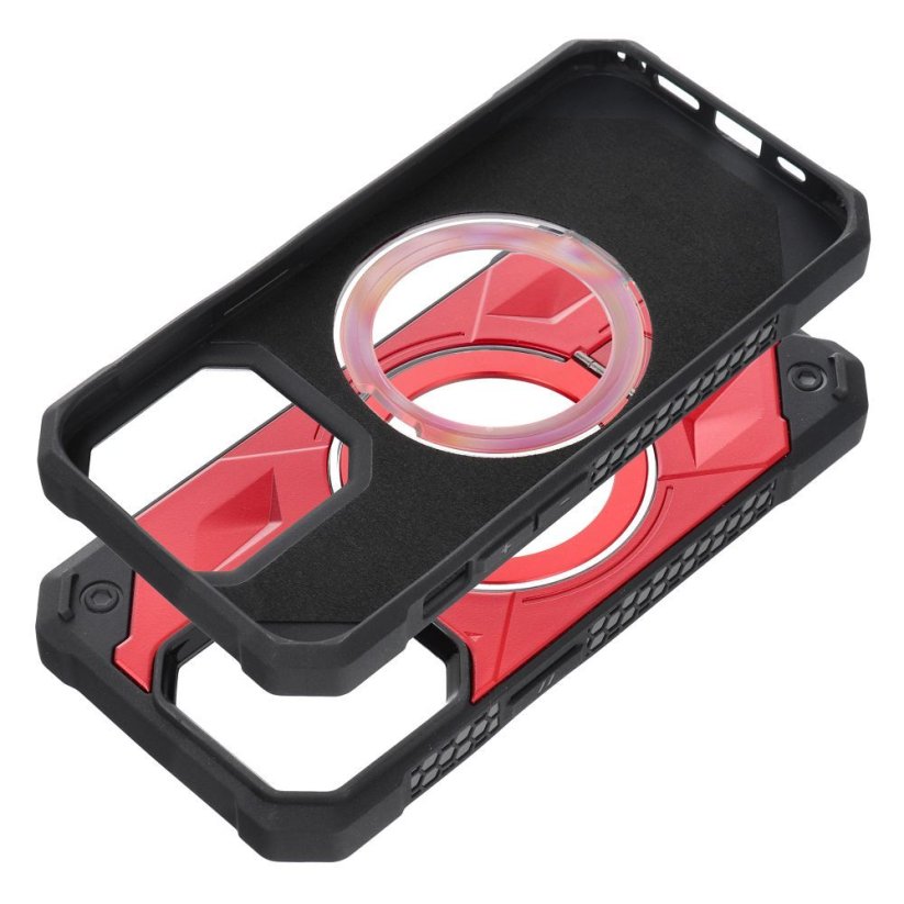 Kryt Armor Mag Cover Case s MagSafe iPhone 15 Red