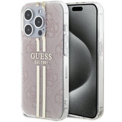 Kryt Original Faceplate Case Guess Guhcp14Xh4Psegp iPhone 14 Pro Max (4G Gold  Stripe / Pink)