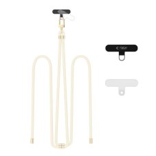 Tech-Protect C7S kötél keresztóraszíj Beige/Gold