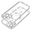 Kryt Electro Mag Cover Case s MagSafe iPhone 13 Silver