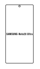Hidrogél - védőfólia - Samsung Galaxy Note 20 Ultra Hidrogél - védőfólia - Samsung Galaxy Note 20 Ultra