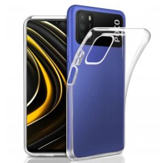 Transparentný silikónový kryt s hrúbkou 0,5mm Xiaomi Poco M3 Transparentný silikónový kryt s hrúbkou 0,5mm Xiaomi Poco M3