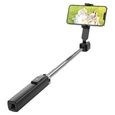 Selfie tyč Selfie Stick Hoco Fourpod With Wireless Remote Control K18 Black