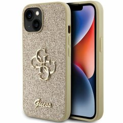 Kryt Original Faceplate Case Guess Guhcp15Shg4Sgd iPhone 15 (Fixed Glitter Big 4G / Gold)