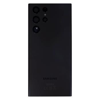 Samsung Galaxy S22 Ultra - Zadný náhradný kryt baterie - Black (náhradný diel)